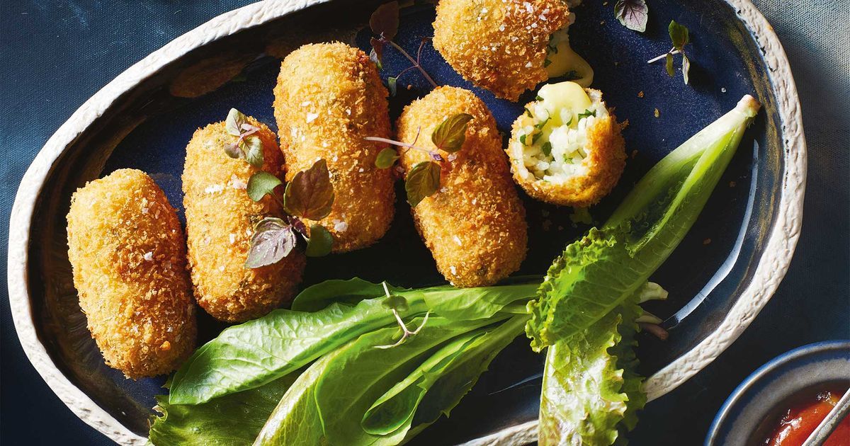 Herby Rice And Mozzarella Croquettes | Recipe Cloud App