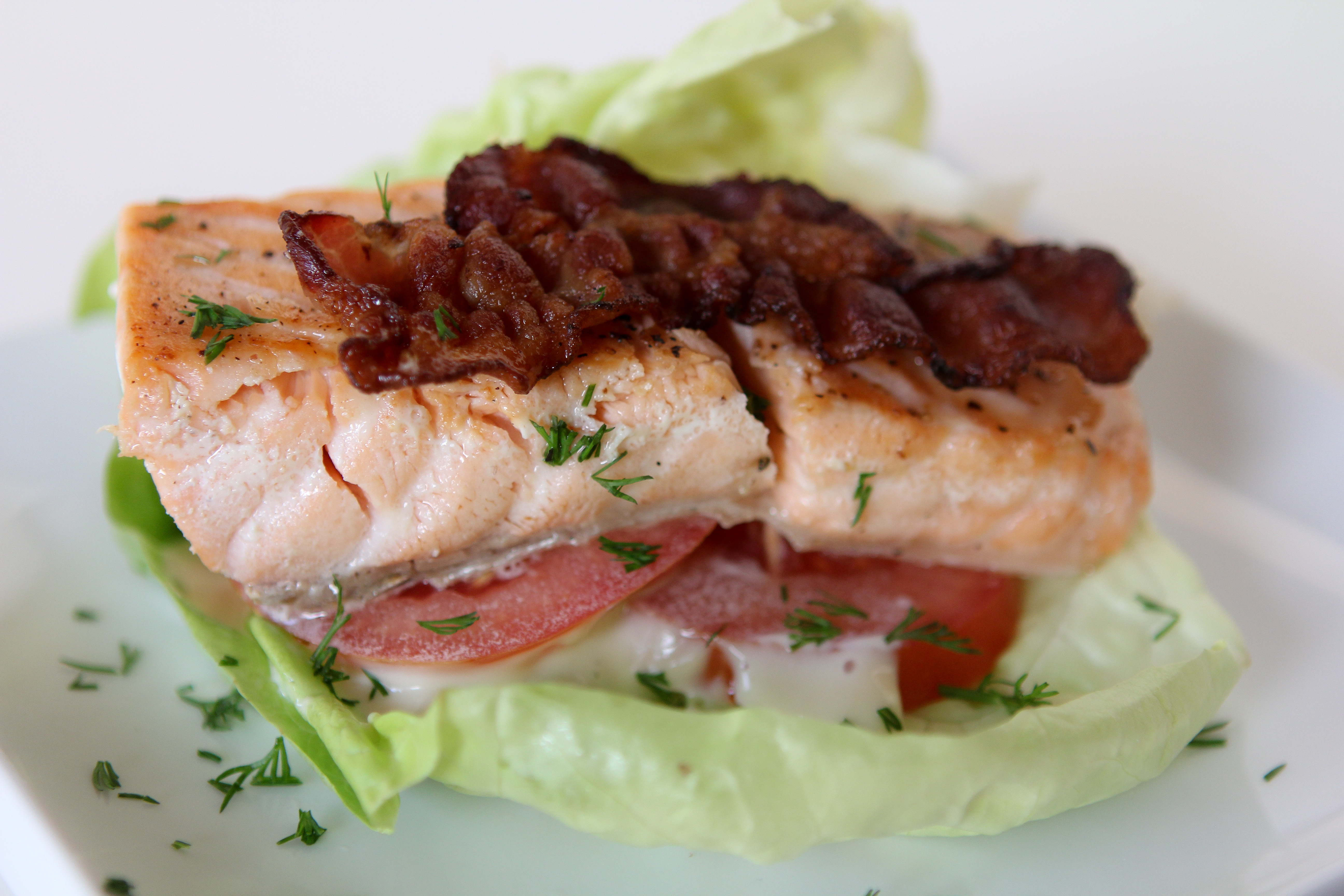 Salmon BLT Wrap | Recipe Cloud App