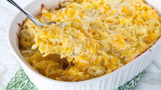 Cheesy “Rut” Hash brown Potatoes | Recipe Cloud App