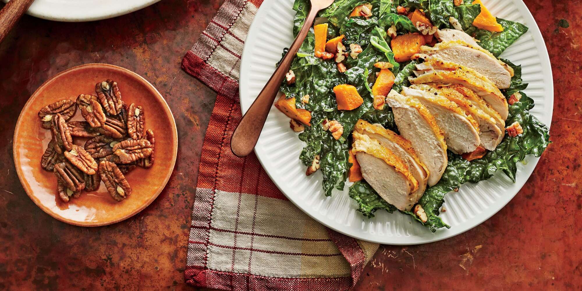 Kale And Sweet Potato Salad With Chicken Recipe | Recipe Cloud App