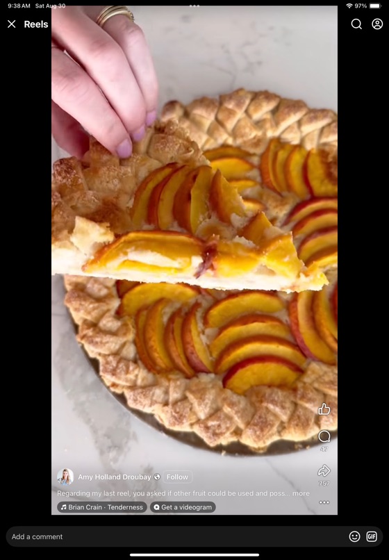 Peach Galette | Recipe Cloud App