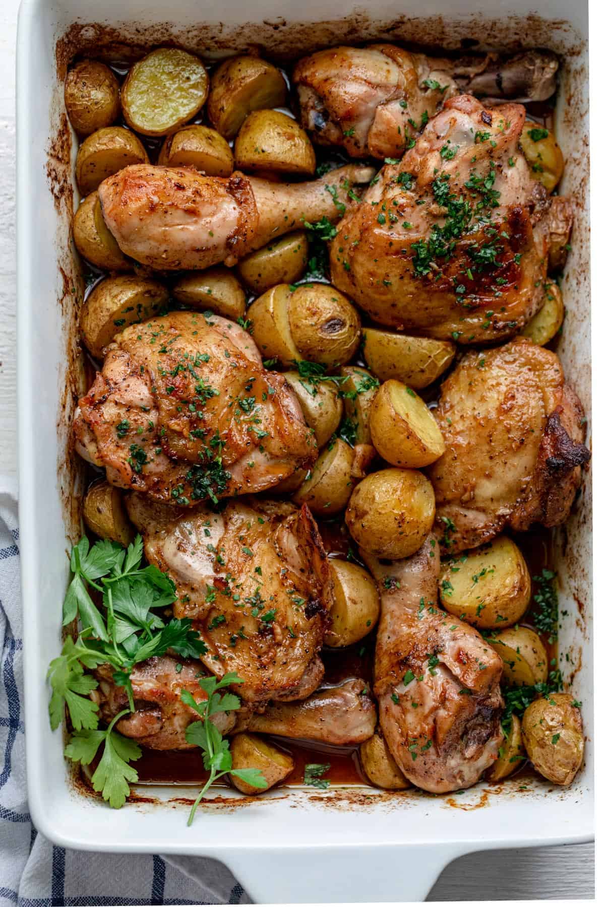 One Pan Chicken and Potatoes | Recipe Cloud App