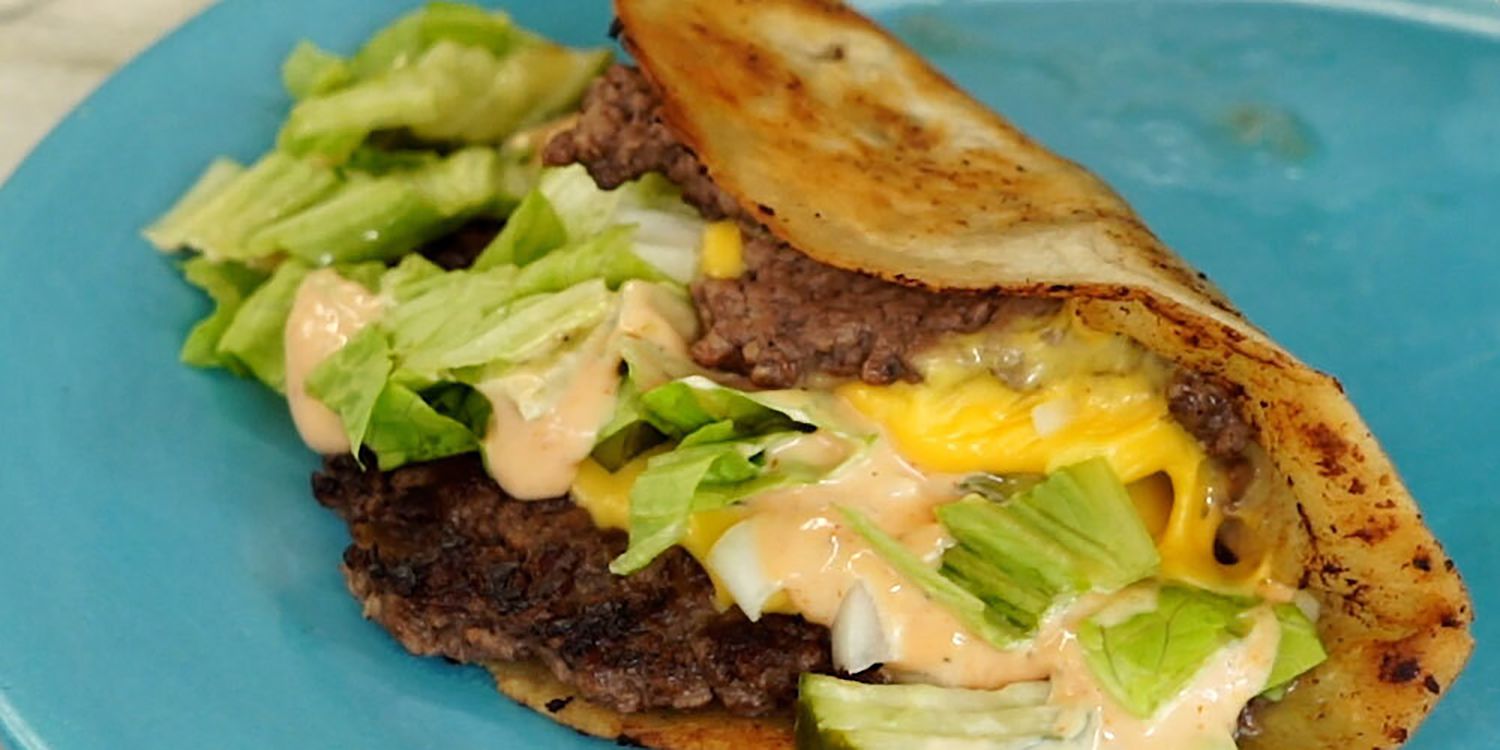 Taco: Smash Burger Taco | Recipe Cloud App