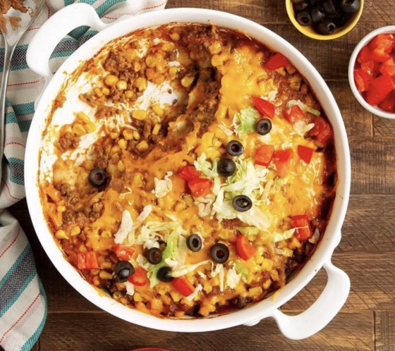 Mexican Ground Beef Casserole | Recipe Cloud App