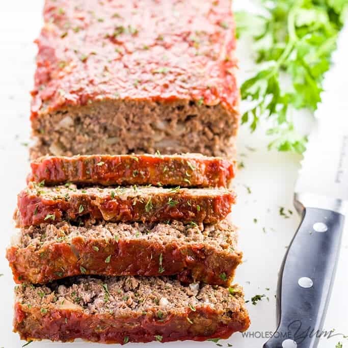 The BEST Low Carb Keto Meatloaf Recipe (EASY) | Wholesome Yum | Recipe Cloud App
