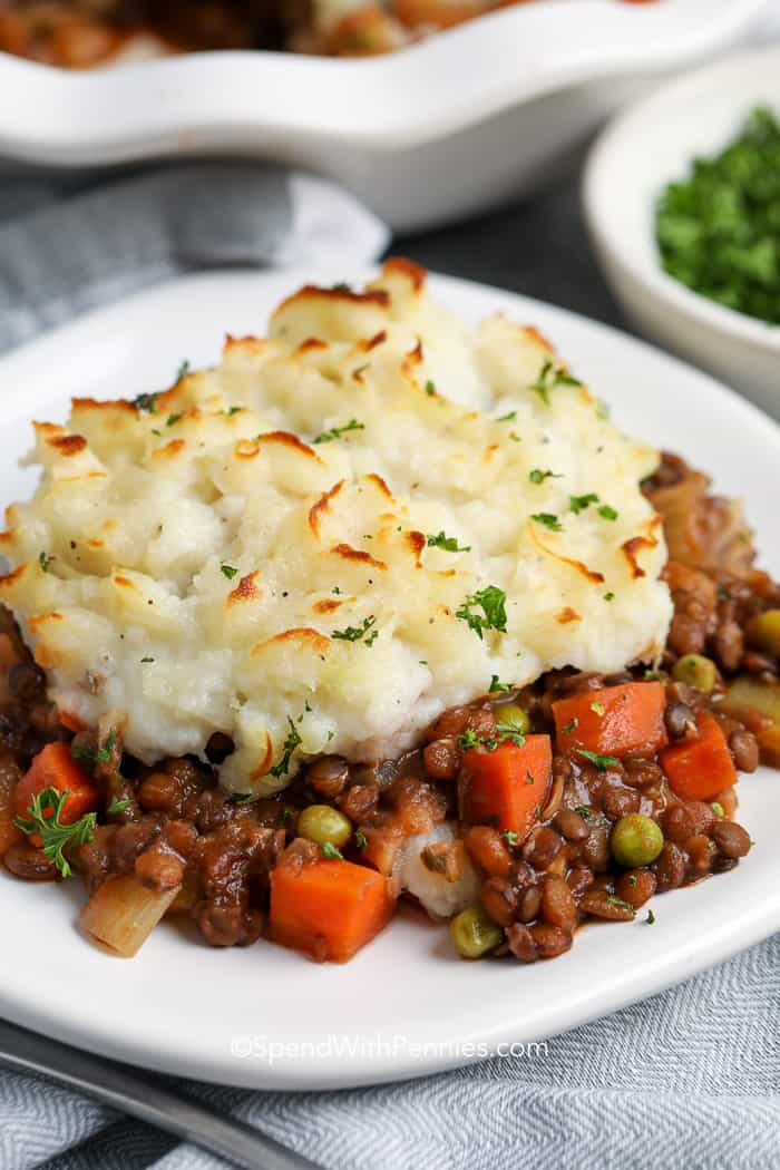 Lentil Shepherd's Pie (Vegetarian) | Recipe Cloud App