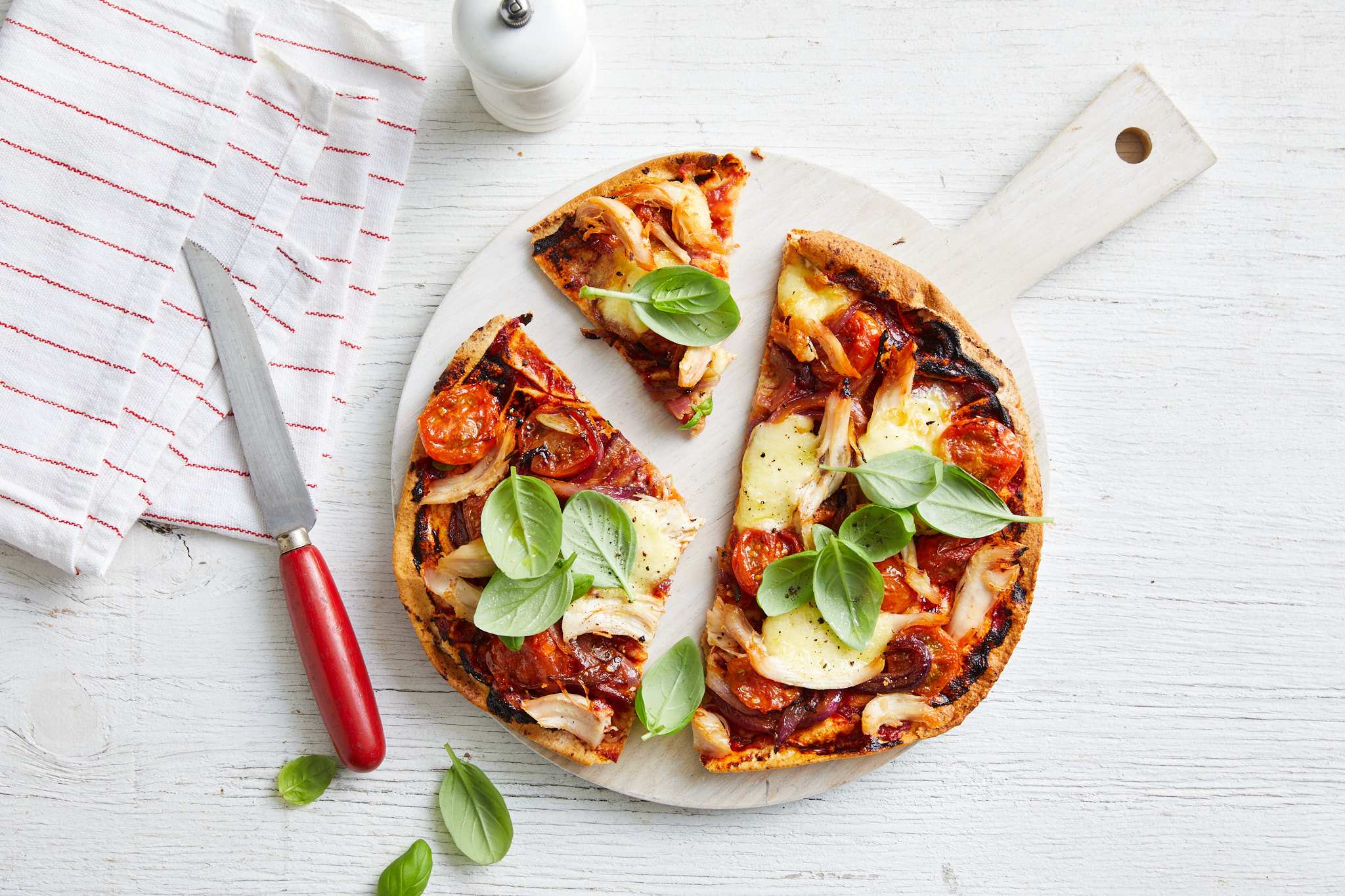Chicken Caprese Pizza | Recipe Cloud App