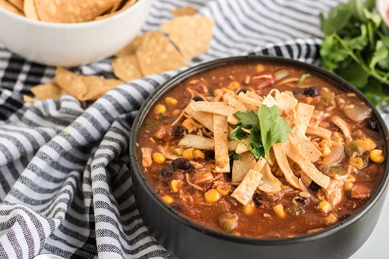 Soup: Slow Cooker Chicken Tortilla | Recipe Cloud App