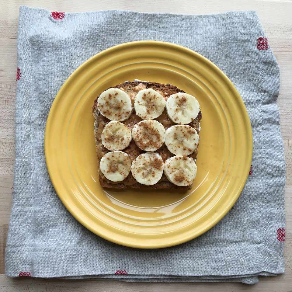 Peanut Butter-Banana Cinnamon Toast | Recipe Cloud App