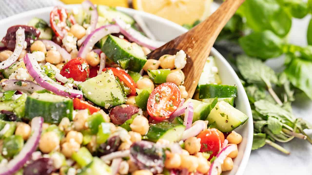Salad: Mediterranean Chickpea | Recipe Cloud App