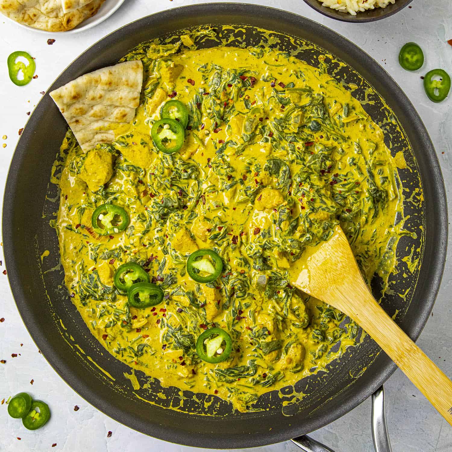 Indian Chicken Saag Curry | Recipe Cloud App