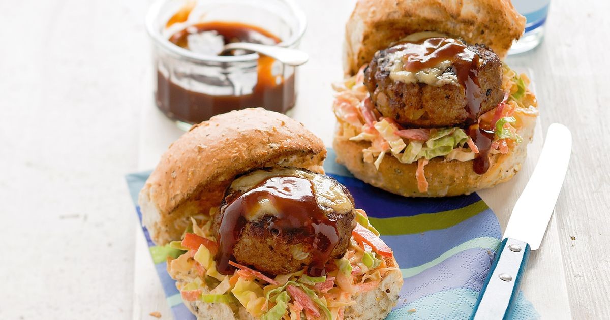 Turkey Burgers With Coleslaw | Recipe Cloud App