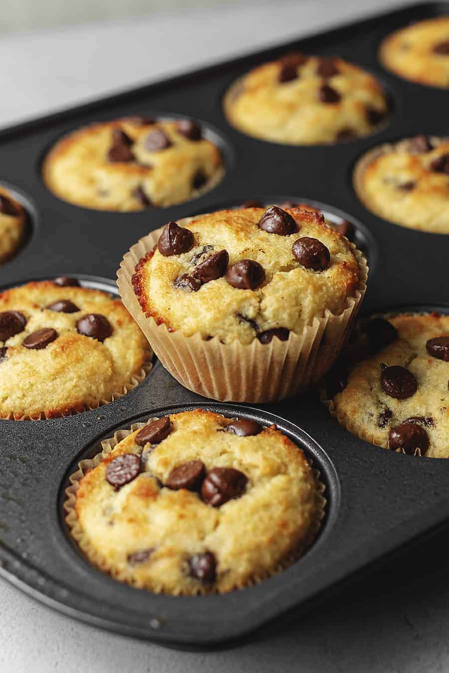 Keto Chocolate Chip Muffins | Recipe Cloud App