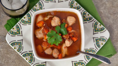 Slow Cooker Mexican Chicken Soup | Once A Month Meals | Recipe Cloud App