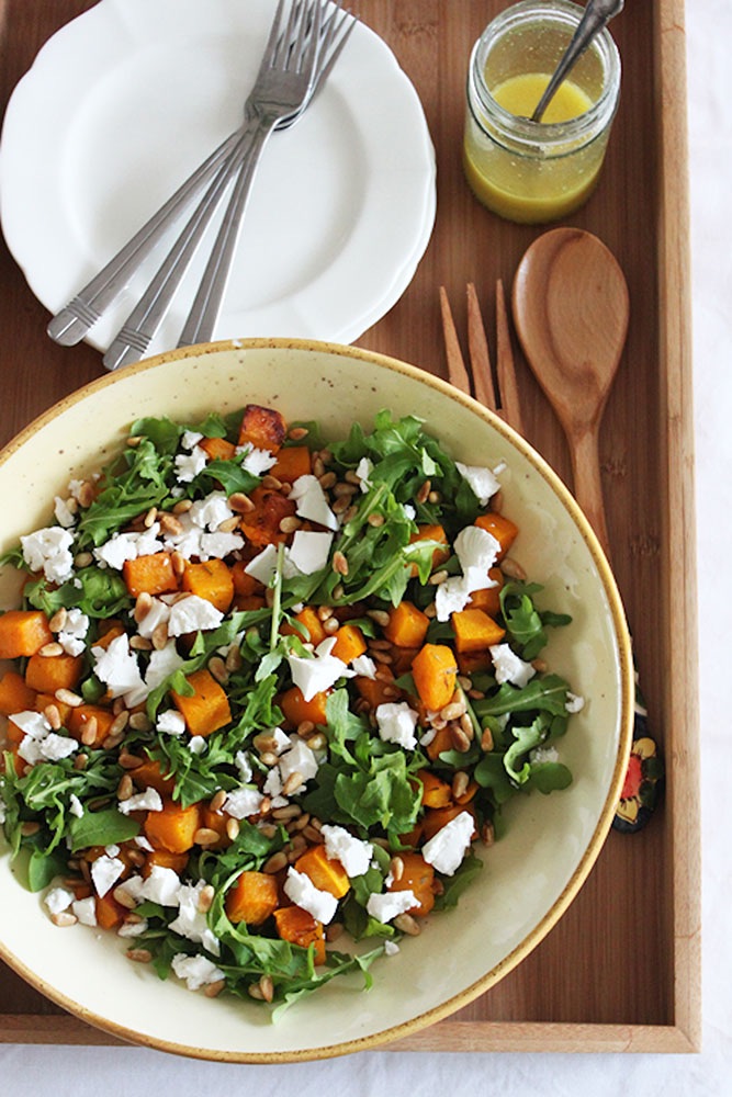 Roast Pumpkin, Avocado & Fetta Salad | Recipe Cloud App