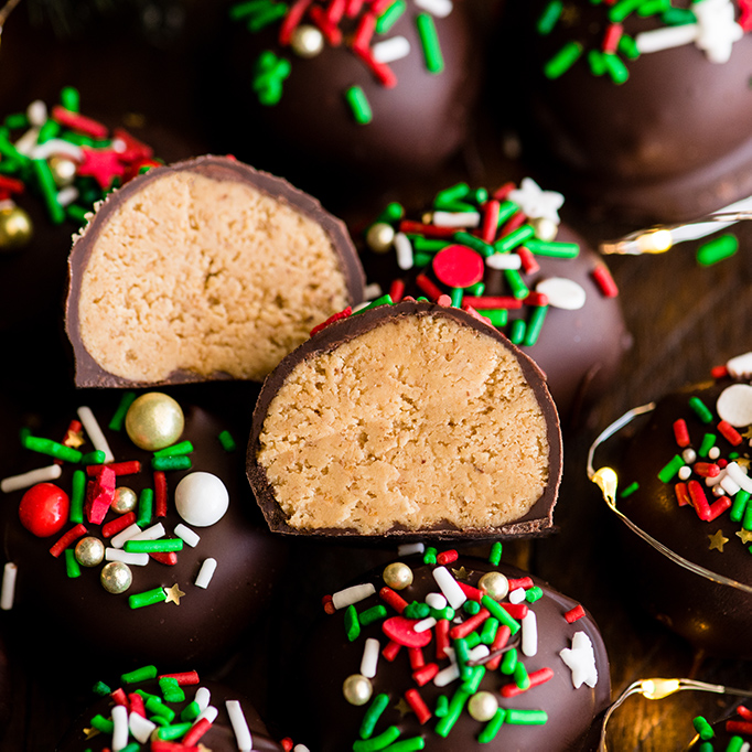 No-Bake Chocolate Peanut Butter Balls | Recipe Cloud App