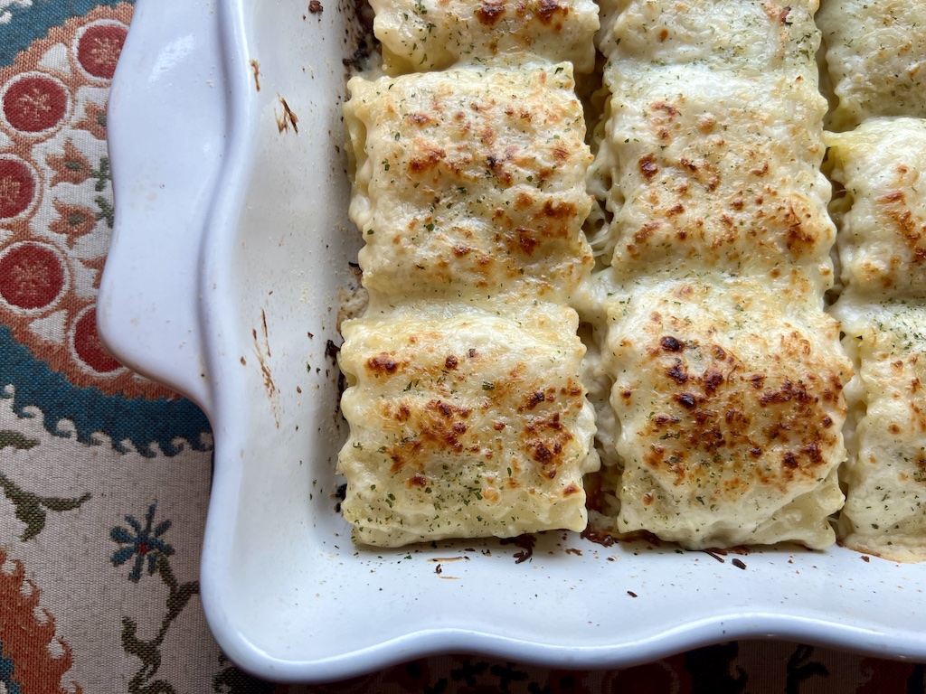 Chicken Alfredo Lasagna Roll Ups | Recipe Cloud App