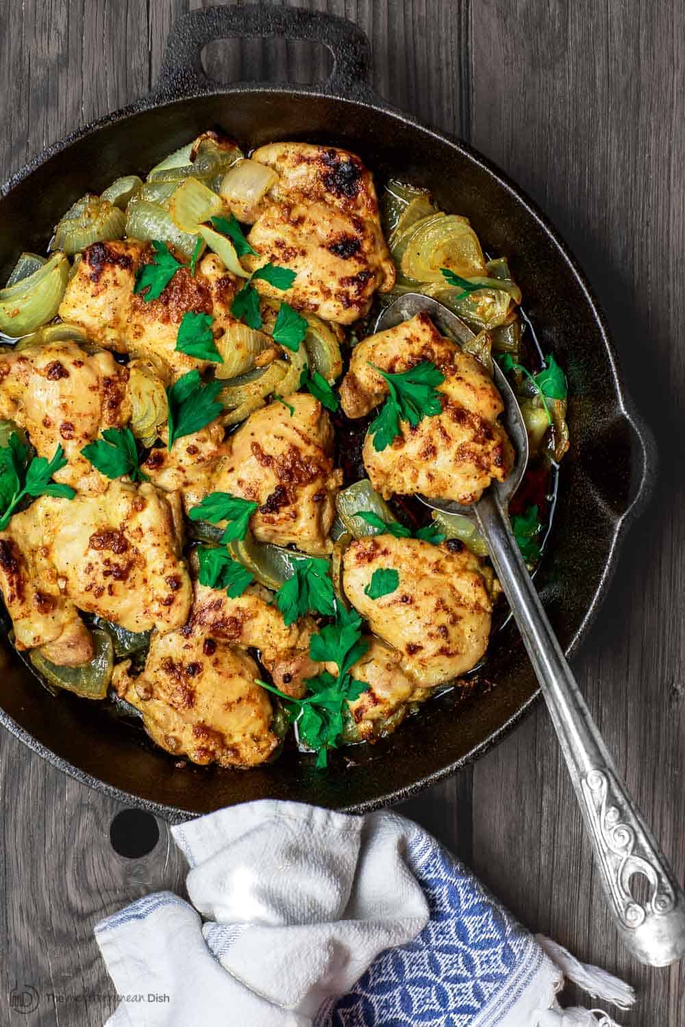 Chicken Thighs: Skillet Garlic Dijon Chicken | Recipe Cloud App