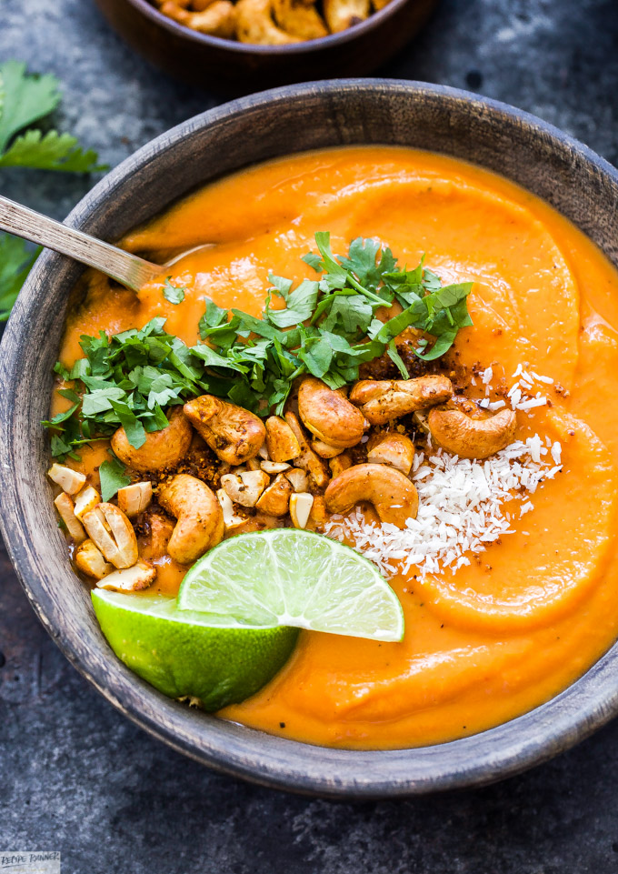 Thai Sweet Potato Carrot Soup | Recipe Cloud App