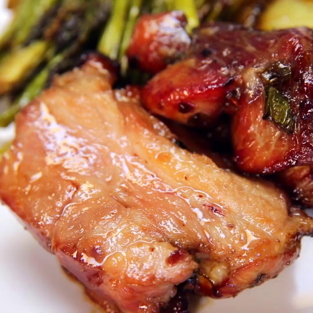 Pork Shoulder: Slow-Roasted Honey Glazed | Recipe Cloud App