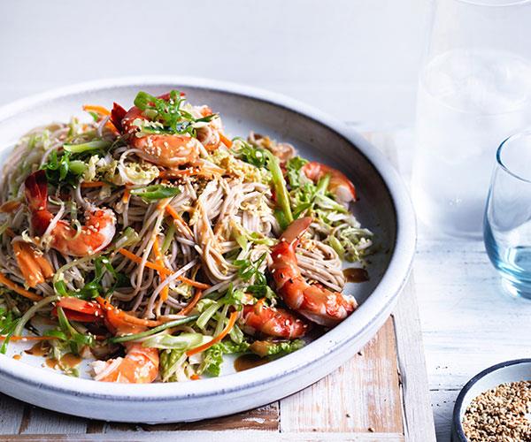 Prawn, Cabbage And Soba Noodle Salad Recipe | Recipe Cloud App