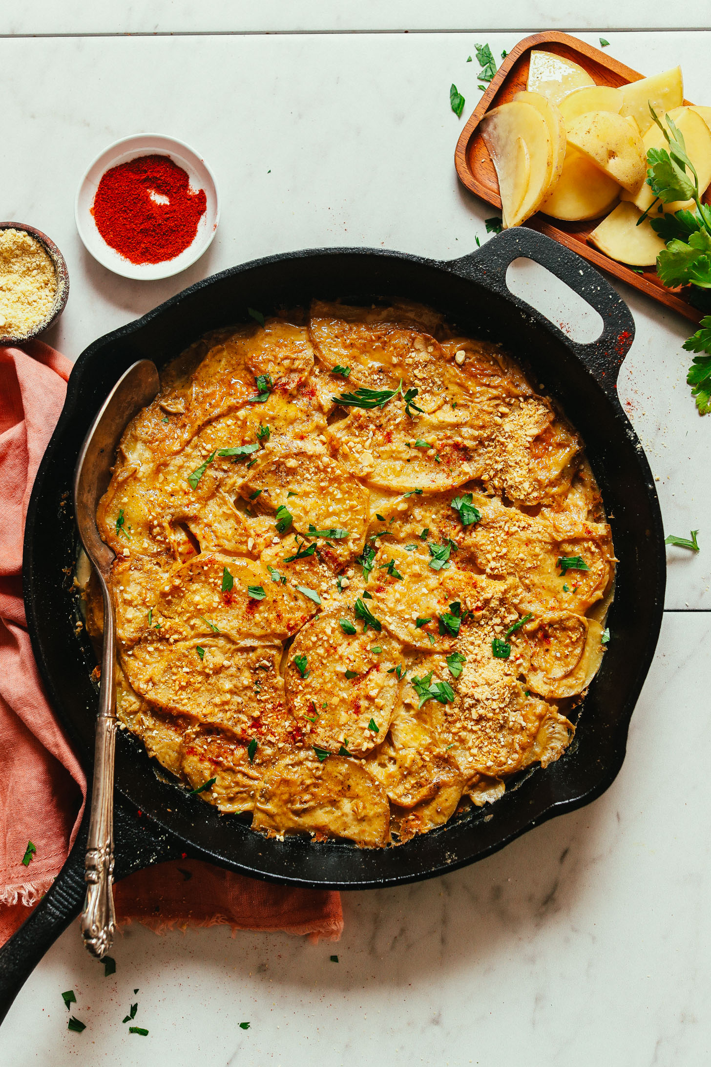 Easy Vegan Scalloped Potatoes | Recipe Cloud App
