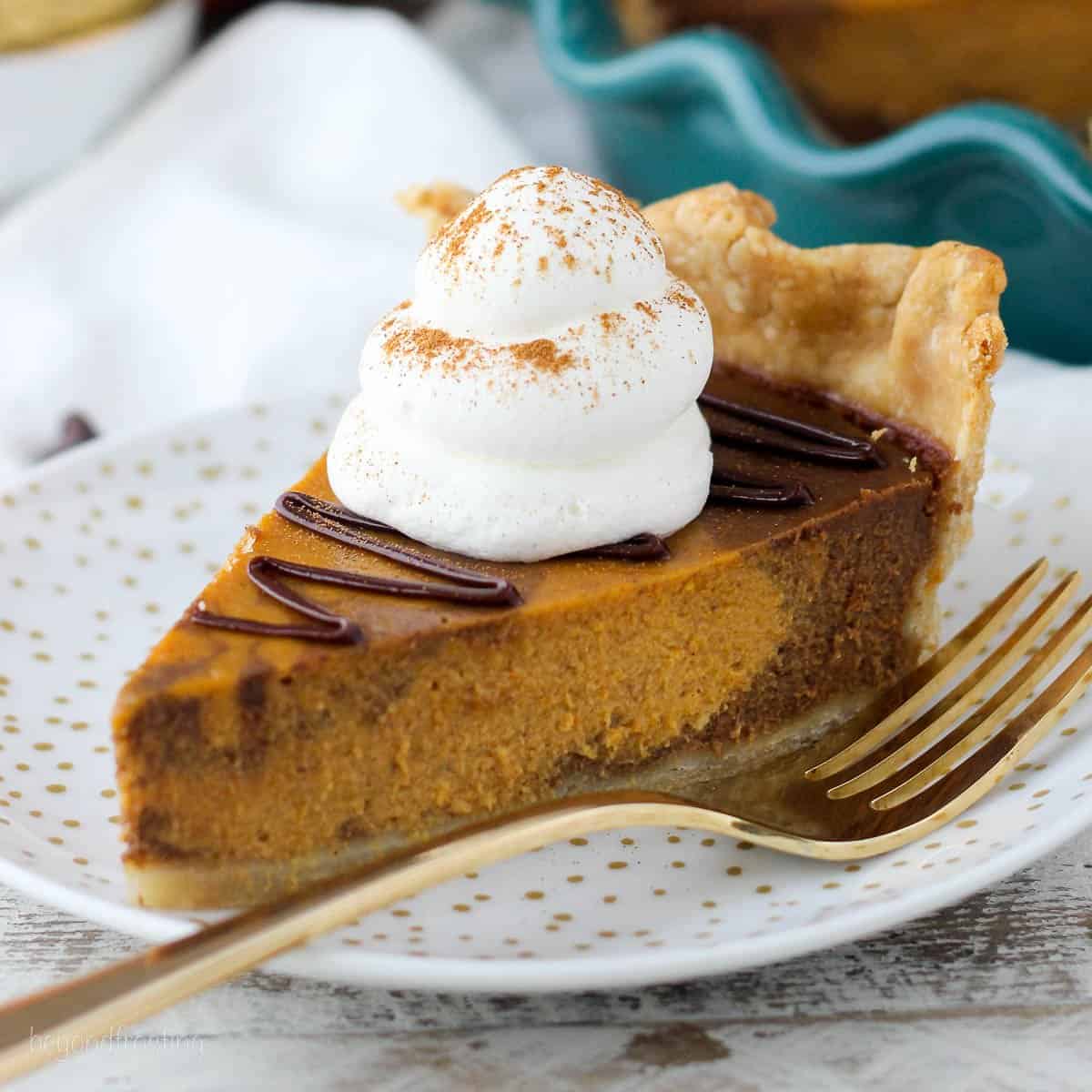 Mexican Chocolate Spiced Pumpkin Pie (Best Thanksgiving Dessert!) | Recipe Cloud App