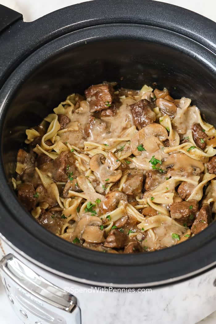 Stew Beef: Slow Cooker Beef Stroganoff | Recipe Cloud App