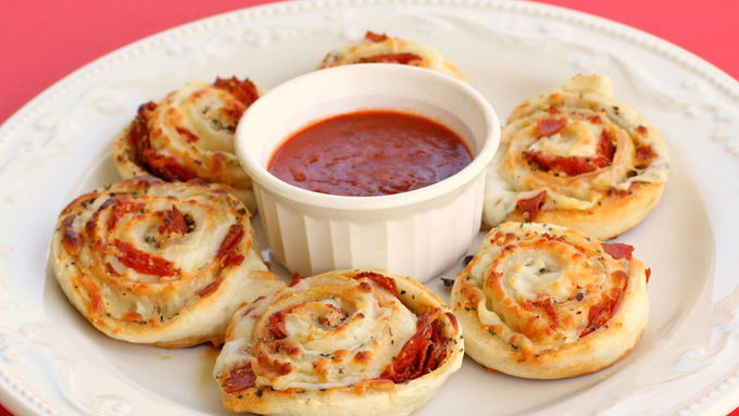 Pizza Pinwheels | Recipe Cloud App