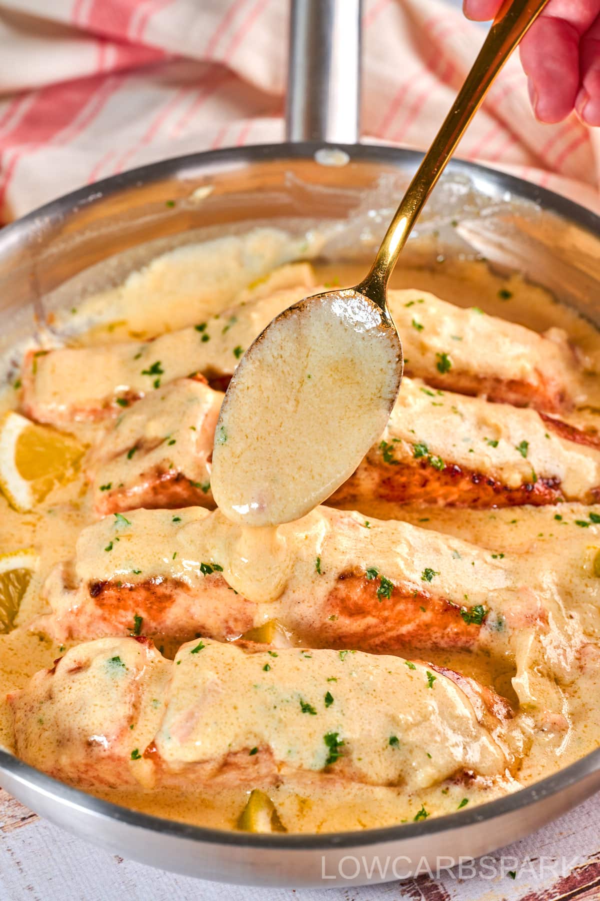 Creamy Garlic Butter Salmon | Recipe Cloud App