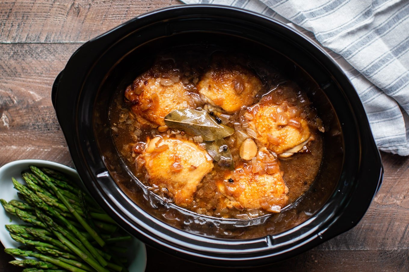 Chicken Thighs: Slow Cooker Chicken Adobo | Recipe Cloud App
