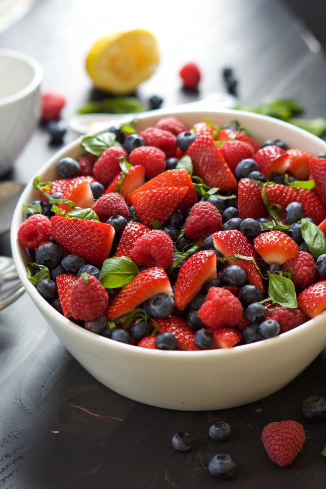 Honey Basil Fruit Salad | Recipe Cloud App