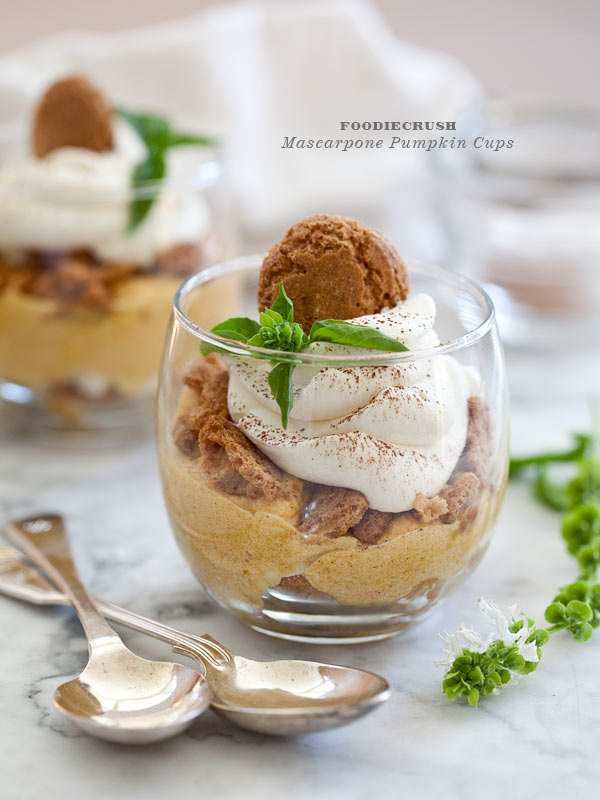 Mascarpone and Pumpkin Mousse Cups | Recipe Cloud App
