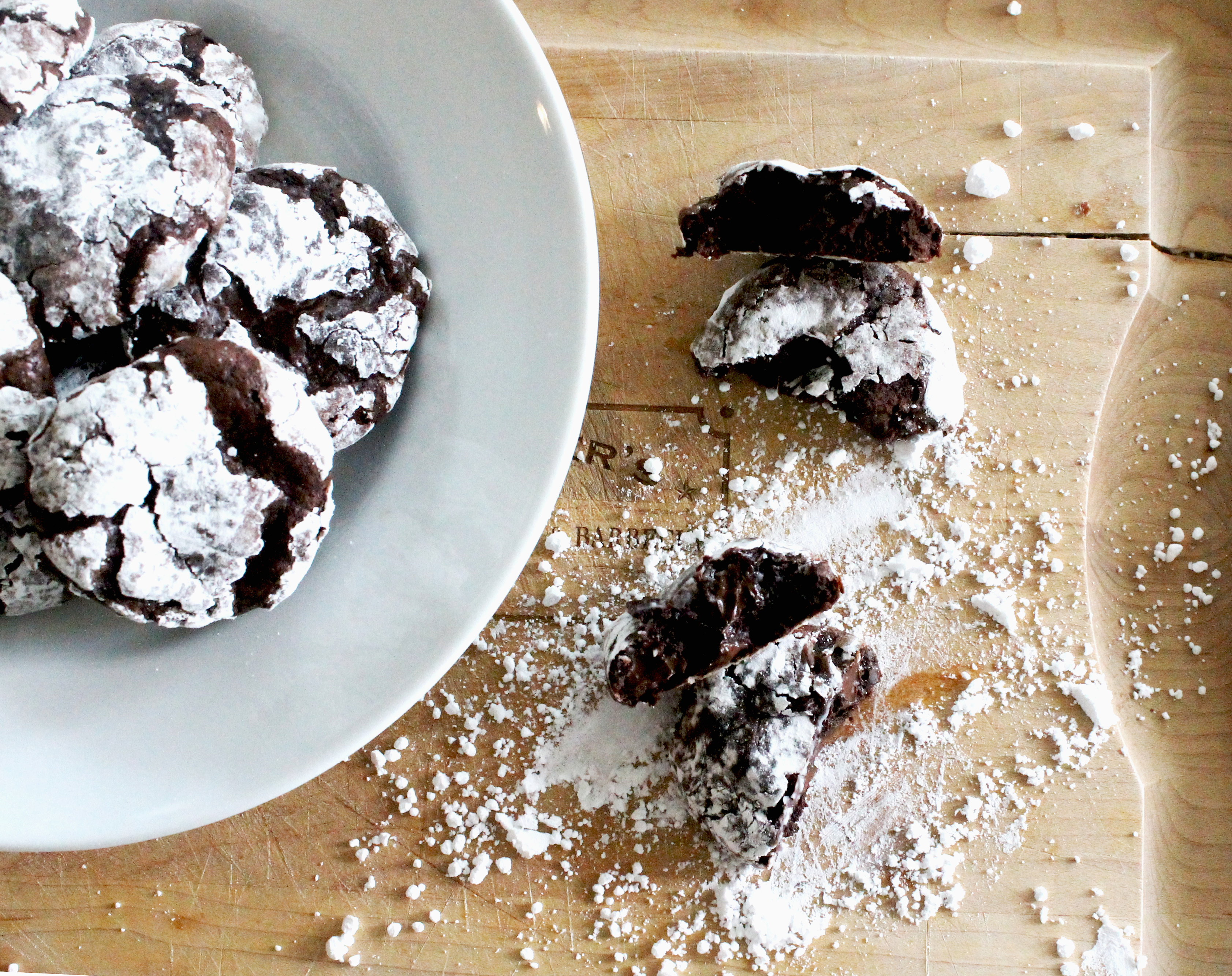 Gluten Free Chocolate Fudge Crinkle Cookies | Recipe Cloud App