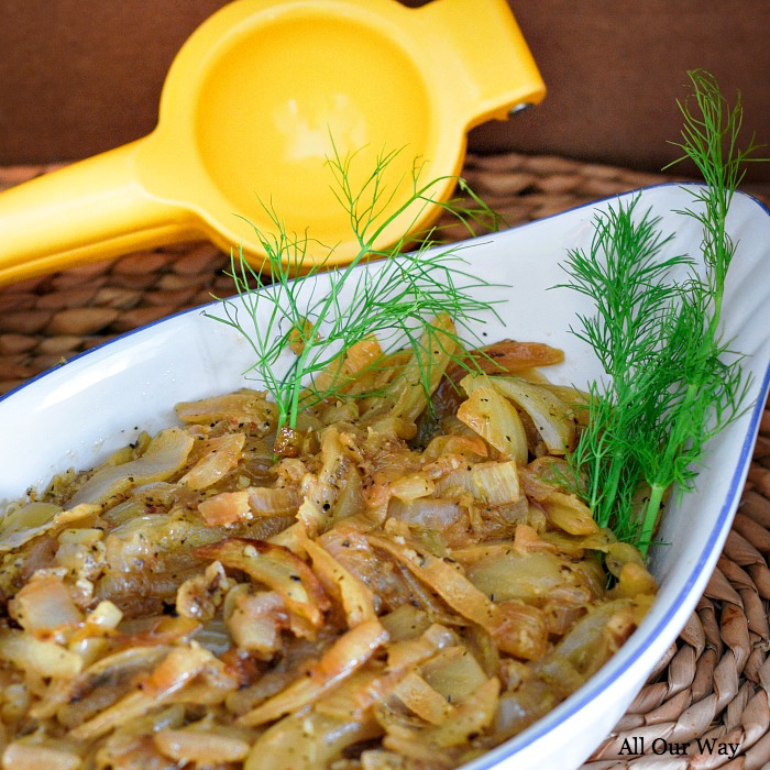 Caramelized Fennel and Onions - An Easy Mediterranean Side | Recipe Cloud App