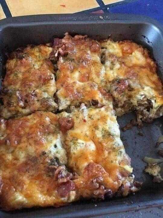 Low-Carb Bacon Cheeseburger Casserole | More Recipes | Recipe Cloud App