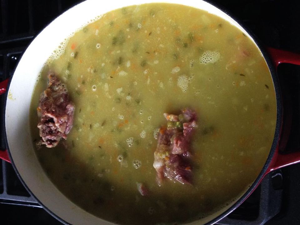 Ham Bone and Green Split Pea Soup | Recipe Cloud App