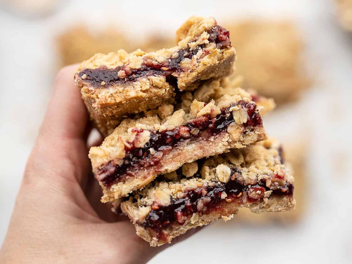 Raspberry Oatmeal Bars | Recipe Cloud App