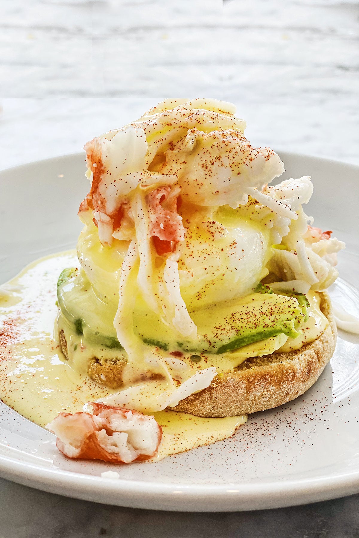 Crab and Avocado Eggs Benedict | Recipe Cloud App