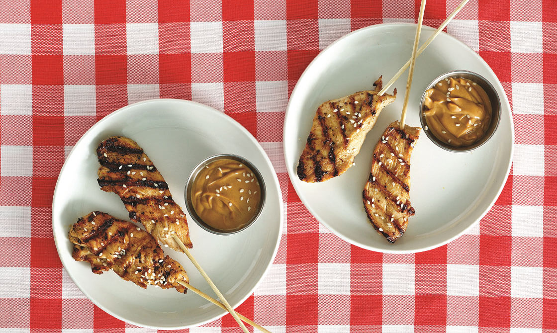 Two-Step Satay With Peanut Sauce | Recipe Cloud App