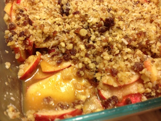Raw Apple Crumble Recipe | Recipe Cloud App