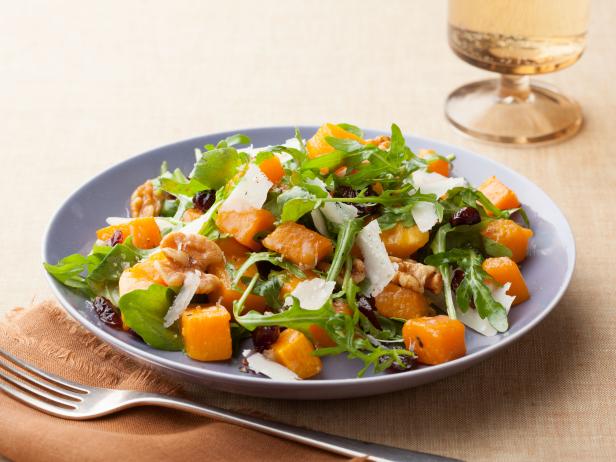 Roasted Butternut Squash Salad With Warm Cider Vinaigrette | Recipe Cloud App