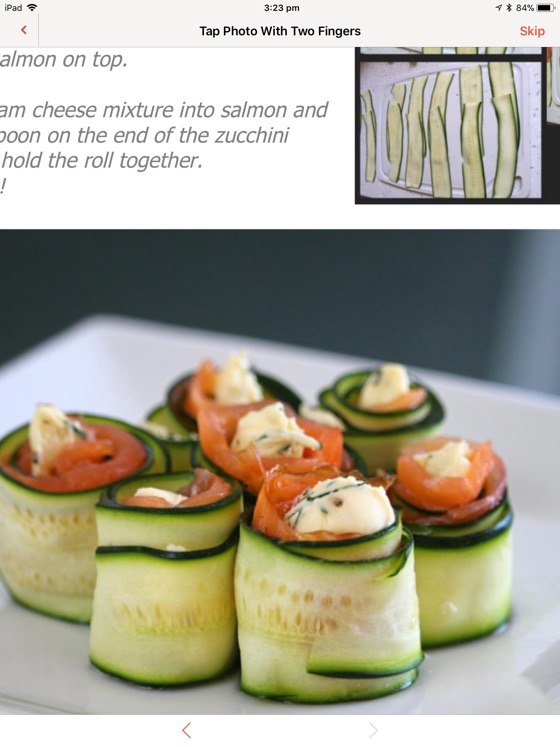Zucchini Smoked Salmon Roll Ups | Recipe Cloud App