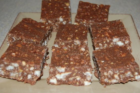 No-Bake Chocolate Almond Slice | Recipe Cloud App