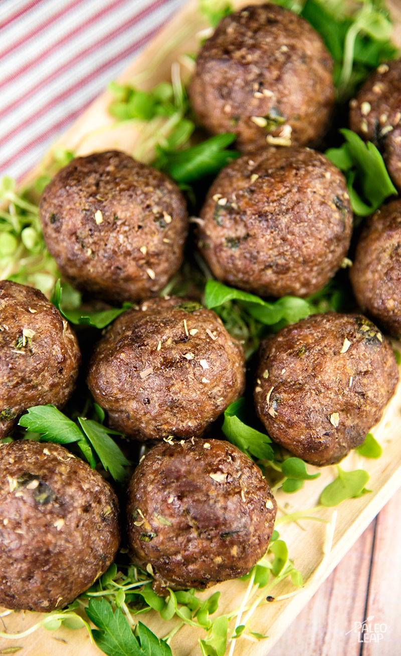 Greek-Style Meatballs Recipe | Recipe Cloud App