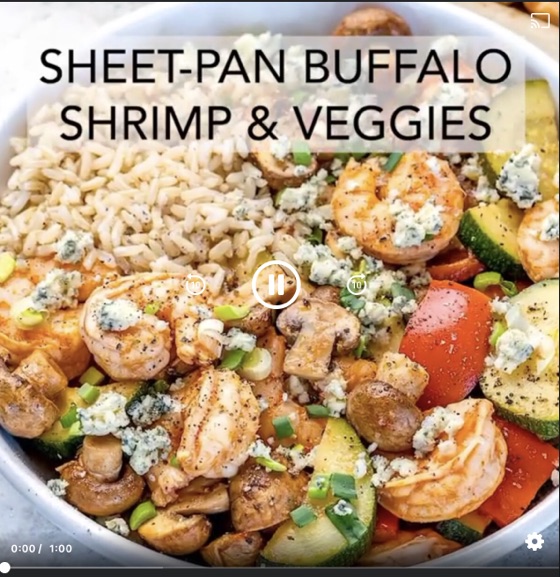 One-Pan Buffalo Shrimp and Veggies | Recipe Cloud App