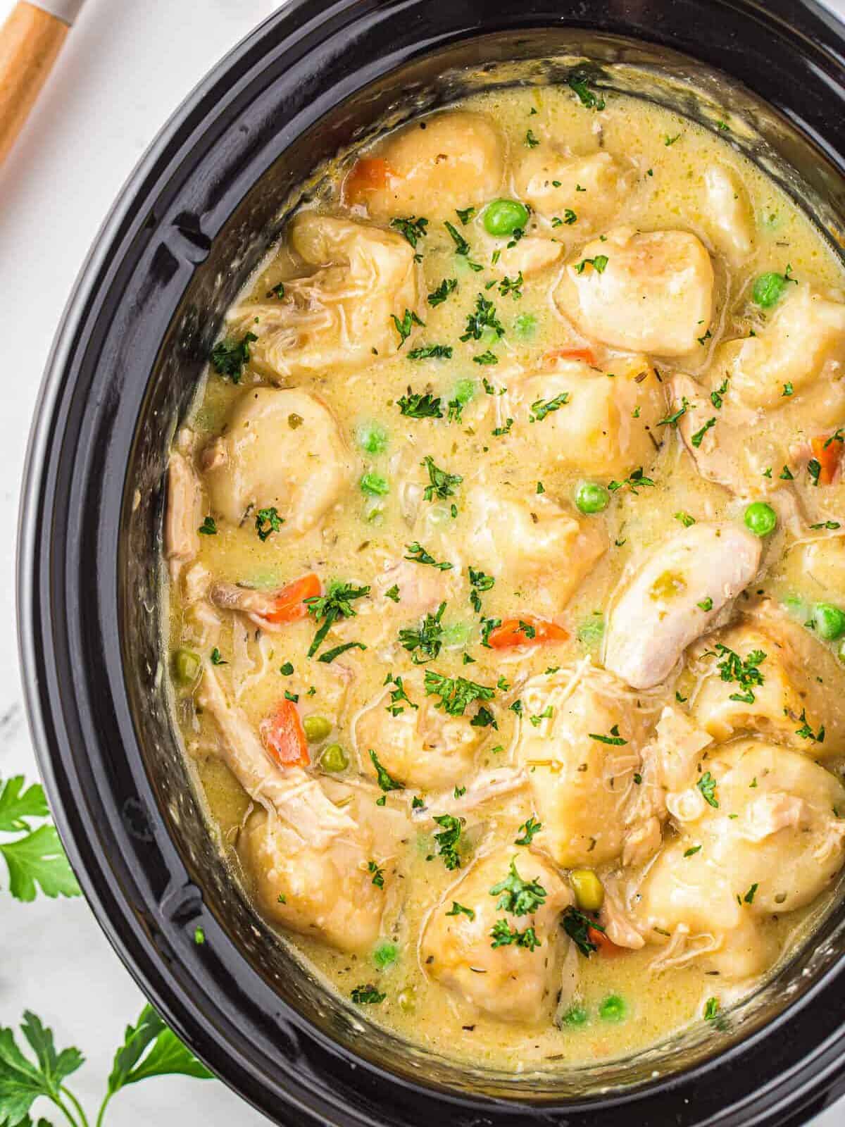 Crockpot Chicken And Dumplings | Recipe Cloud App