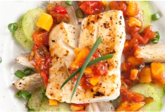 Fish & Salsa Salad | Recipe Cloud App