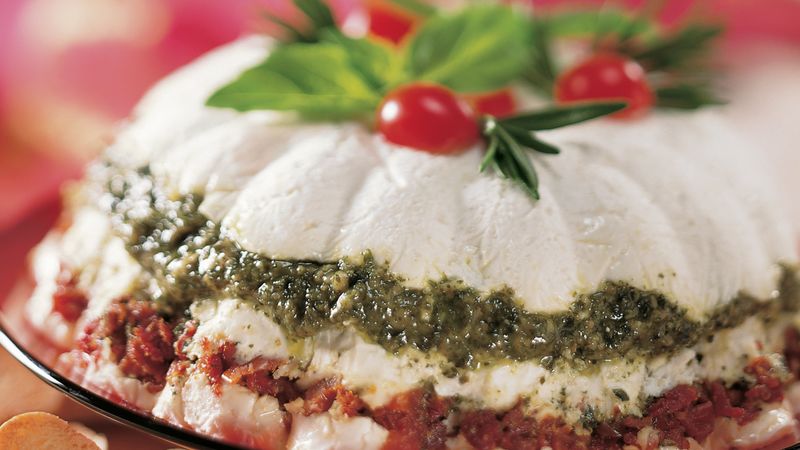 Pesto And Sun-Dried Tomato Torte | Recipe Cloud App