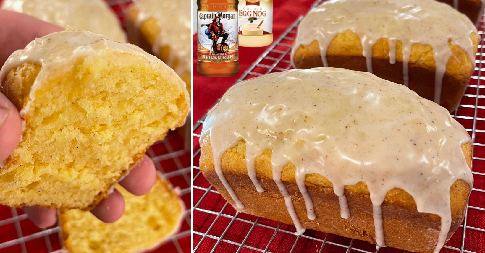 Eggnog Bread With Rum Glaze - Moist And Delicious - Makes Wonderful Christmas Gifts. | Recipe Cloud 